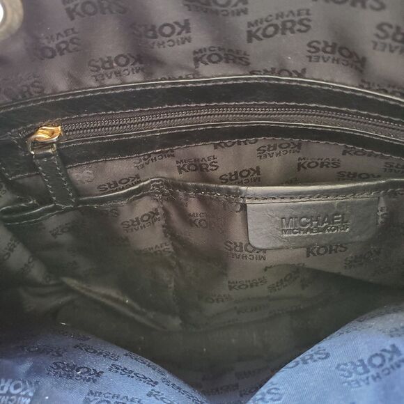 Michael Kors Jet Set Designer Shoulder Bag Travel Tote Purse, Tan & Black - Picture 8 of 9